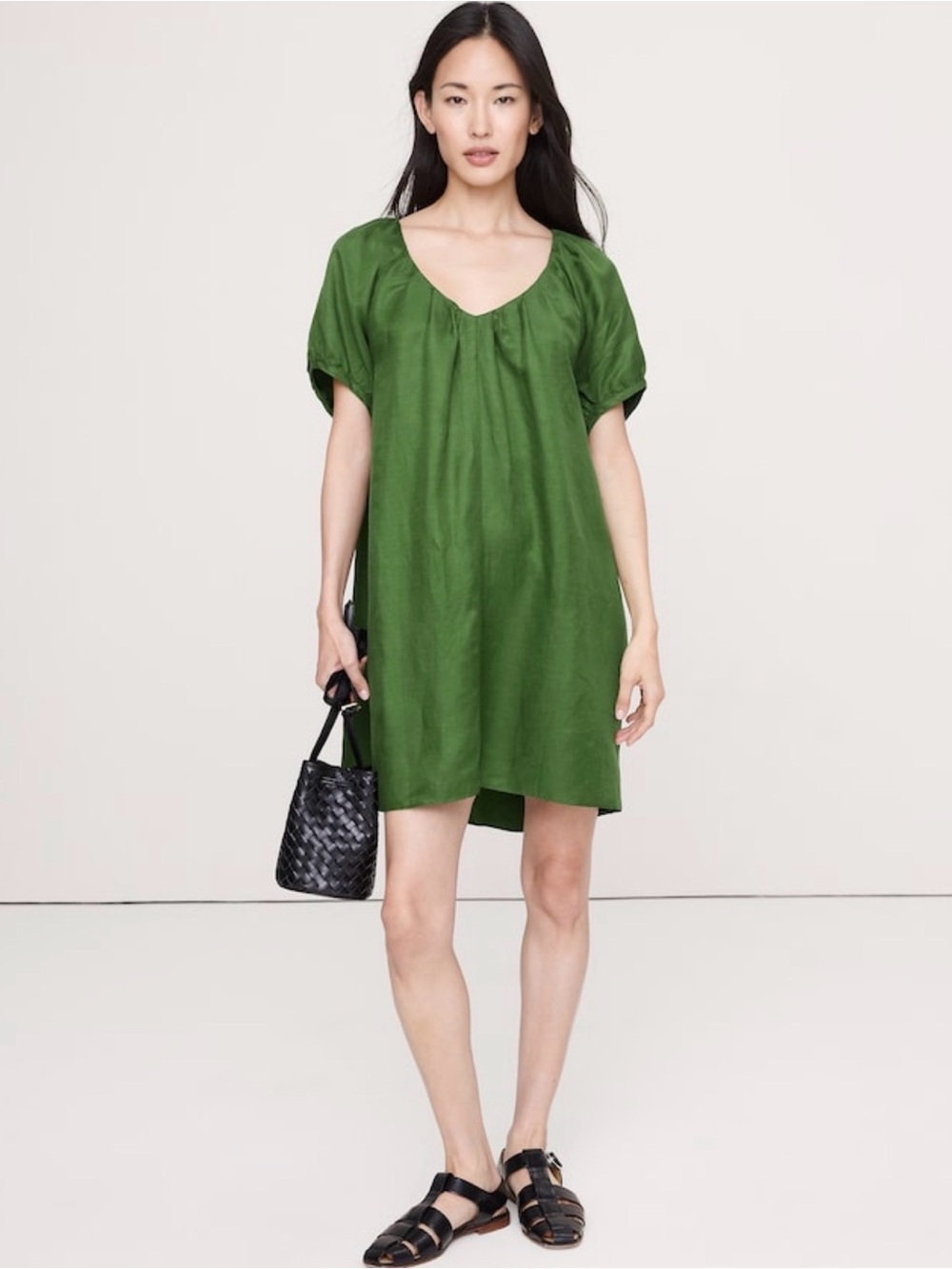Banana Republic Cactus Grove Green  Dress